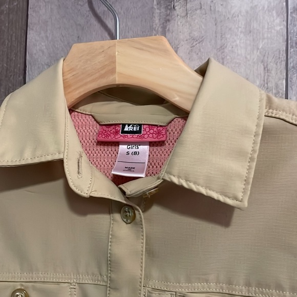 REI Sahara Long Sleeve Button Down size 8 - Picture 2 of 5